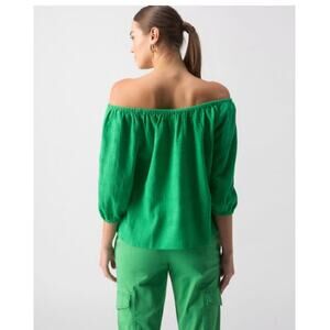 Sanctuary Beach to Bar Blouse Green Size Small